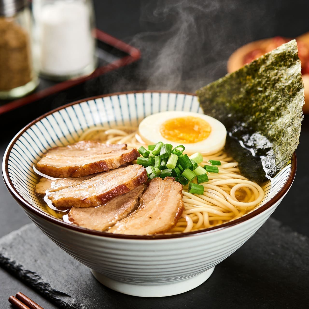 Appetizing Food Menu Shot