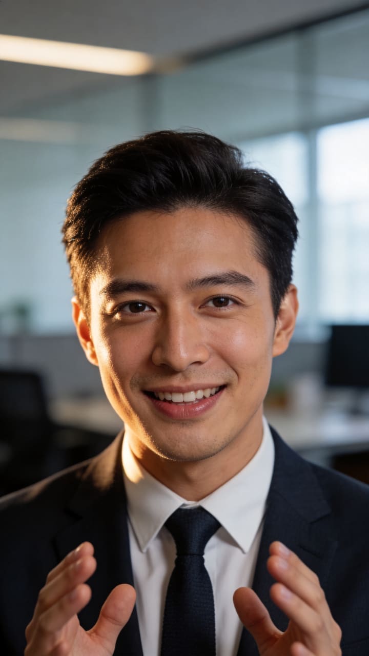 AI Talking-Head Presenter